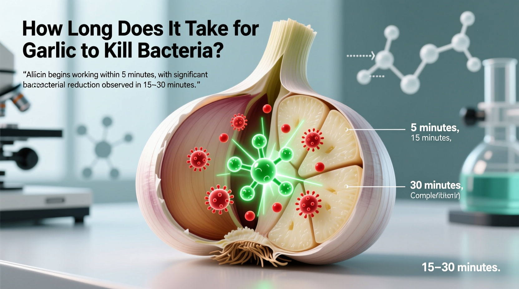 Garlic Bacteria Kill Time: Science-Backed Timeframes