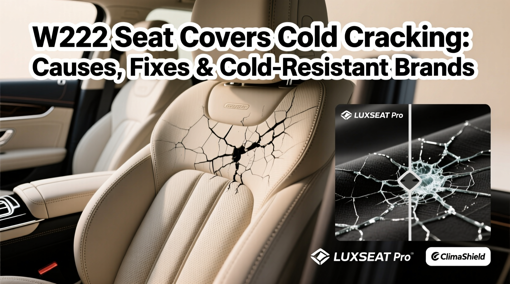 w222 seat covers cold cracking