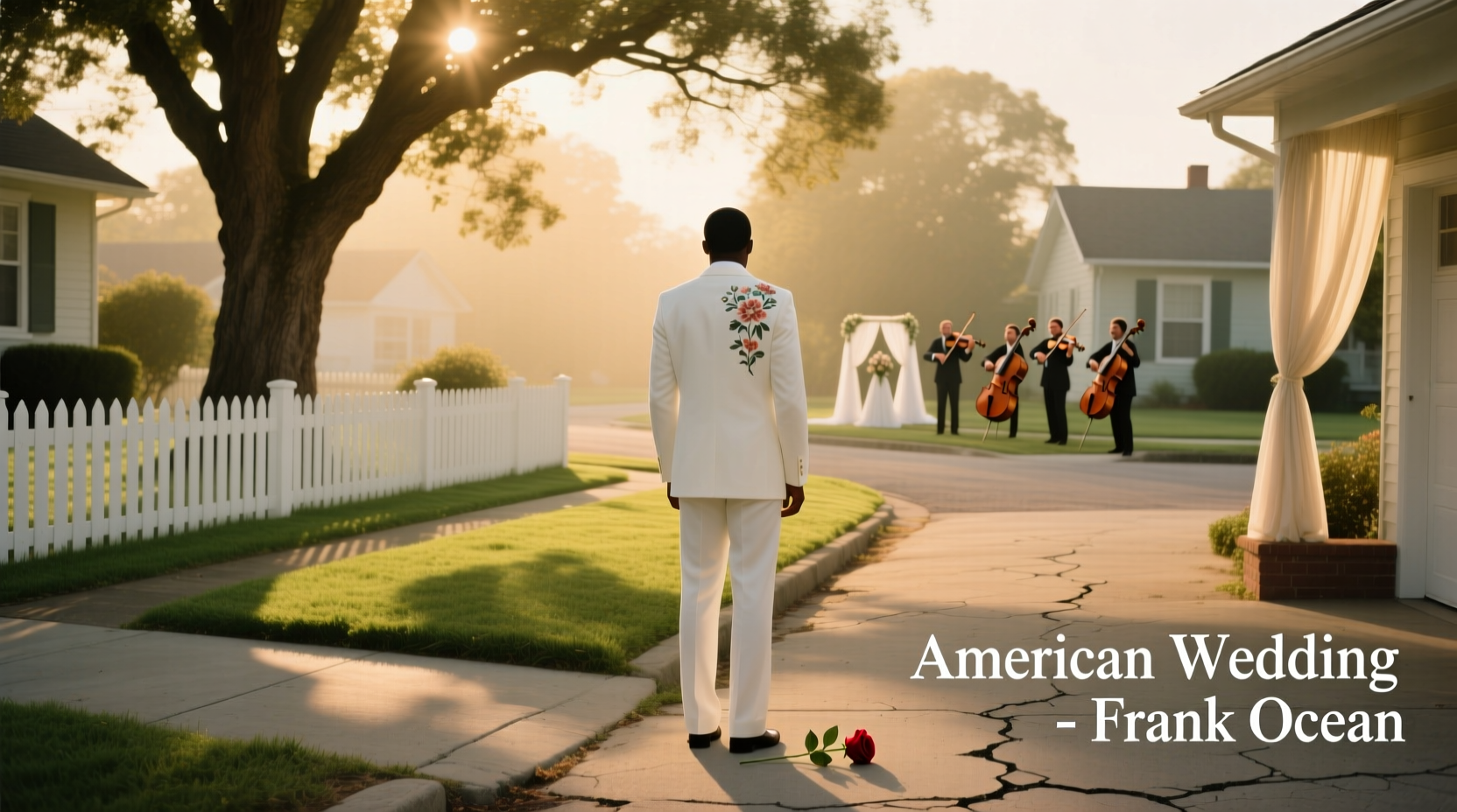 what is american wedding by frank ocean about