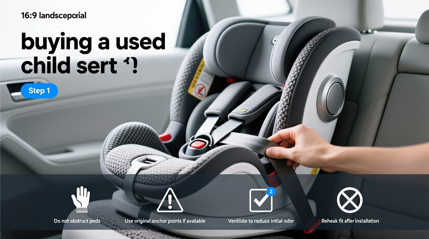 buying a used child car seat