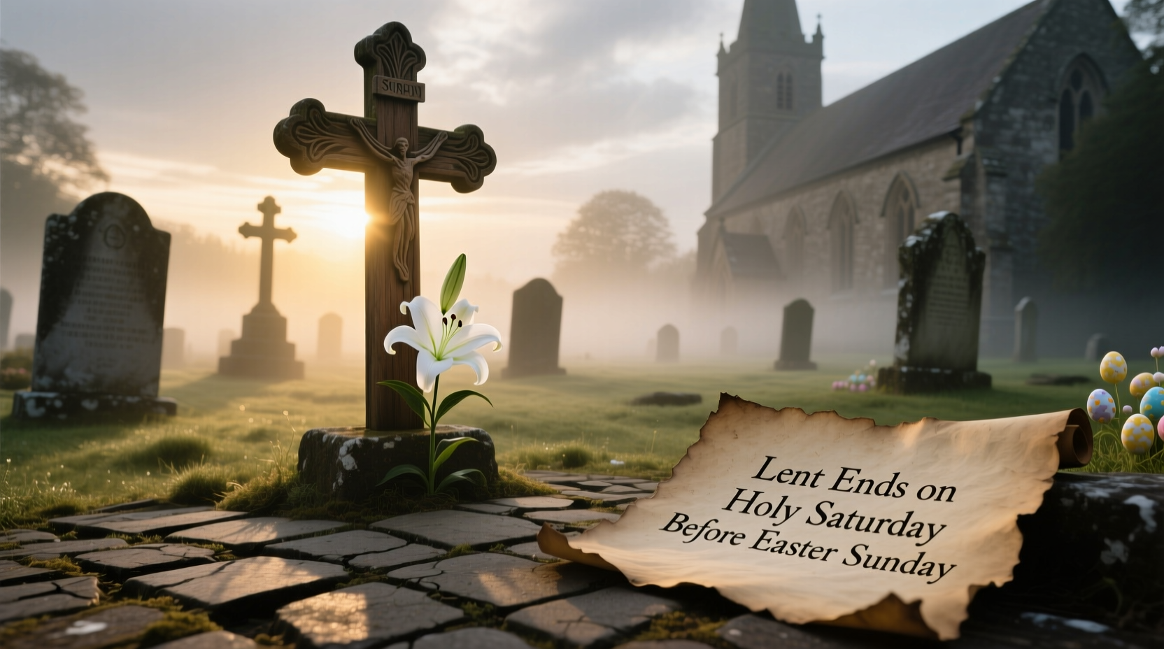 does lent end on holy saturday of easter sunday