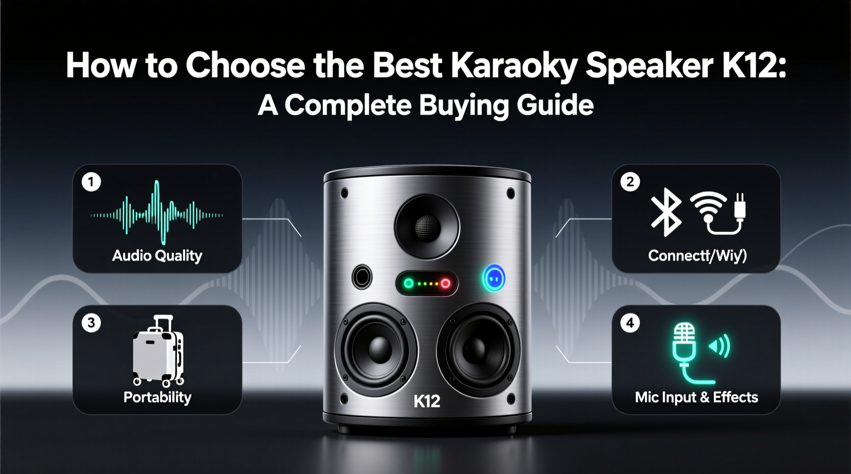 karaoke speaker k12