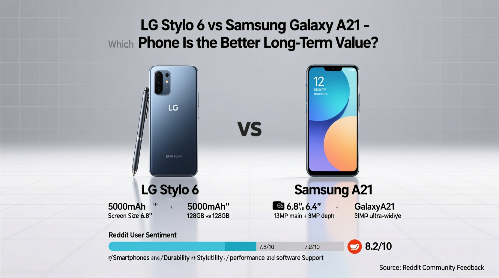 lg stylo 6 vs samsung a21 reddit users which phone is a better buy in the long run
