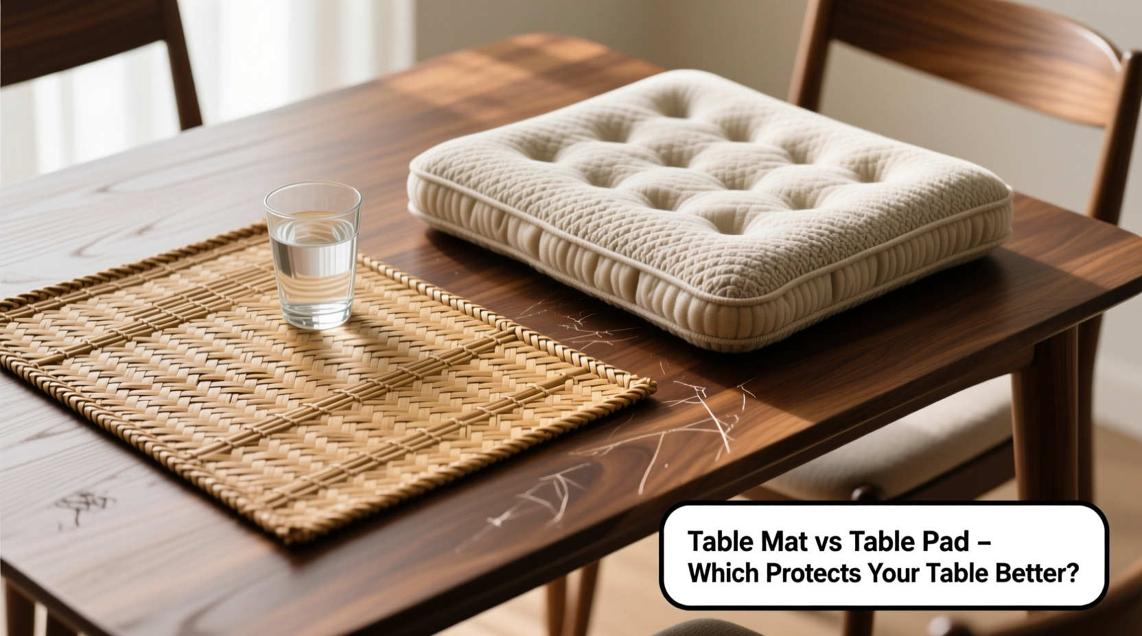 table mat vs table pad which one actually protects your dining table better