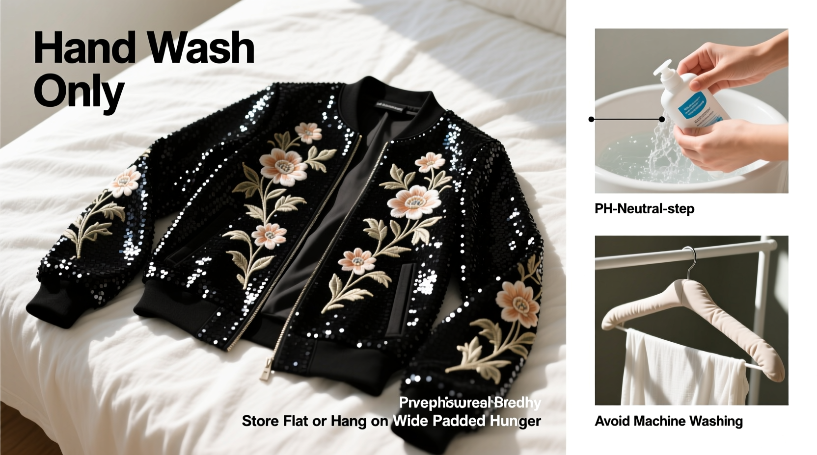 expert guide to maintaining and caring for embroidered sequin jackets at home