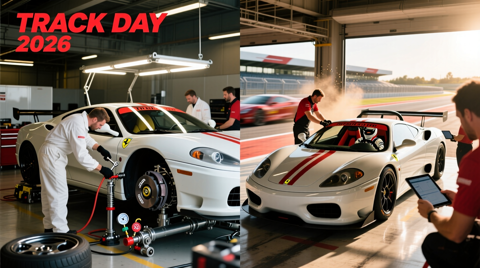 ferrari 360 track day prep 2026
