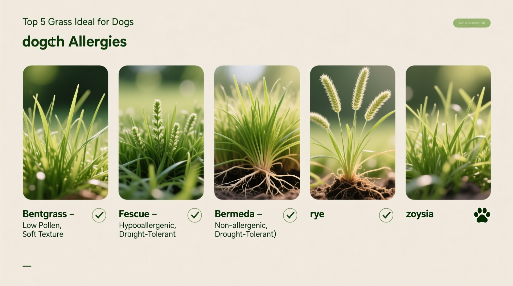 best grass for dogs with allergies reliable options for sensitive pups
