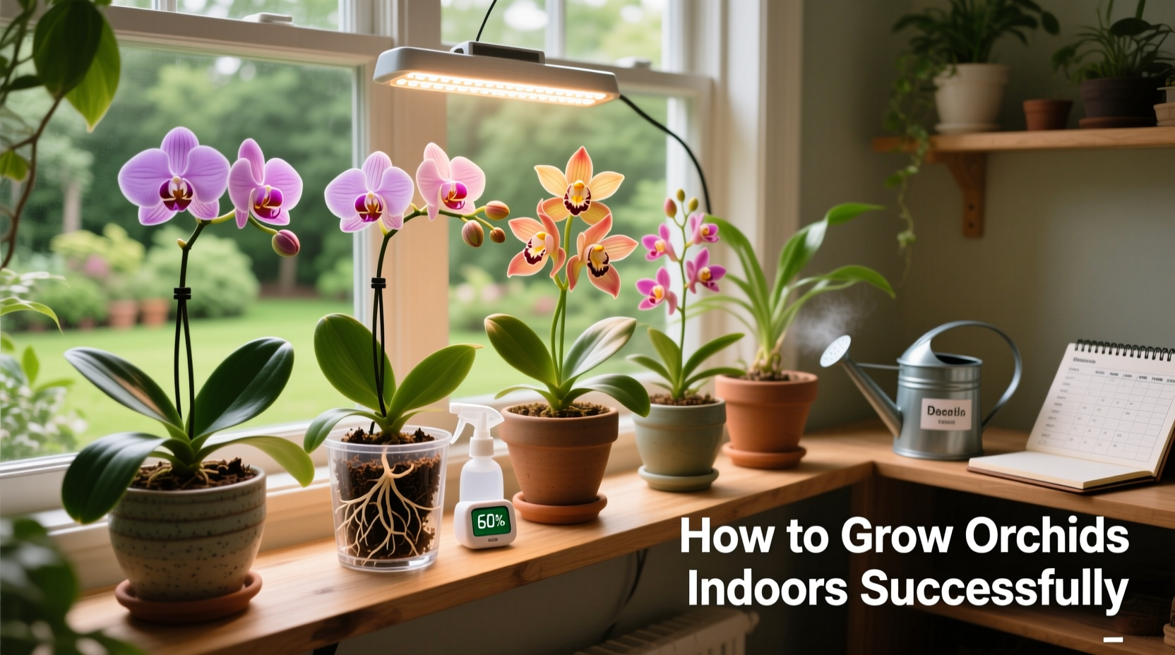 how grow orchids indoors