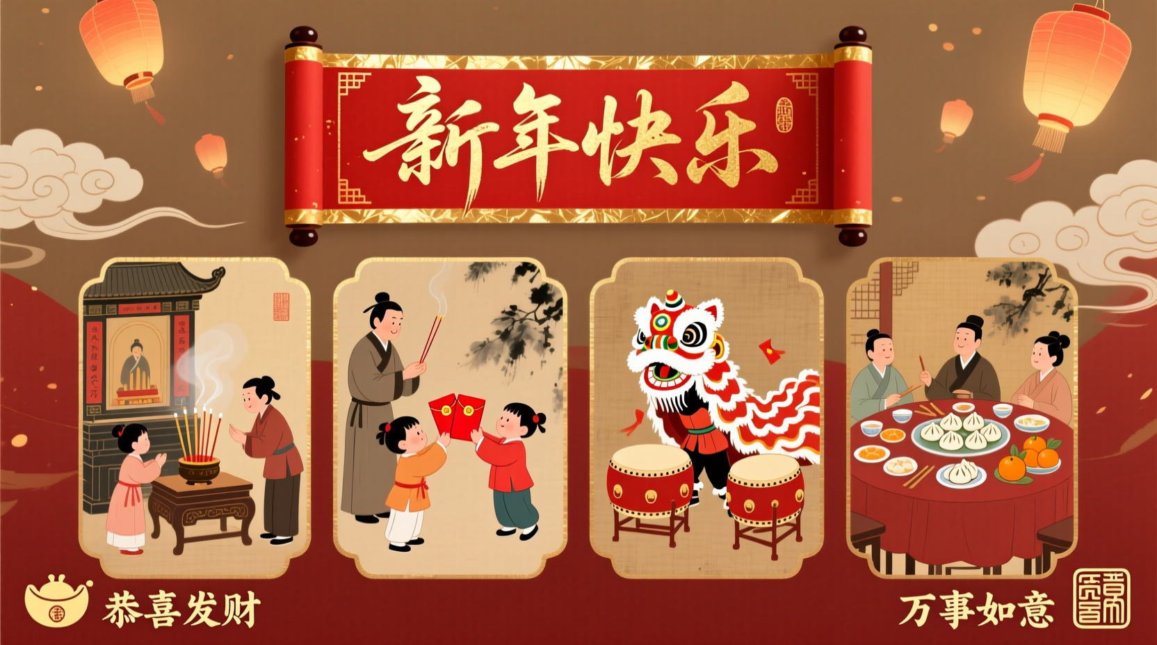 how to wish happy new year in chinese