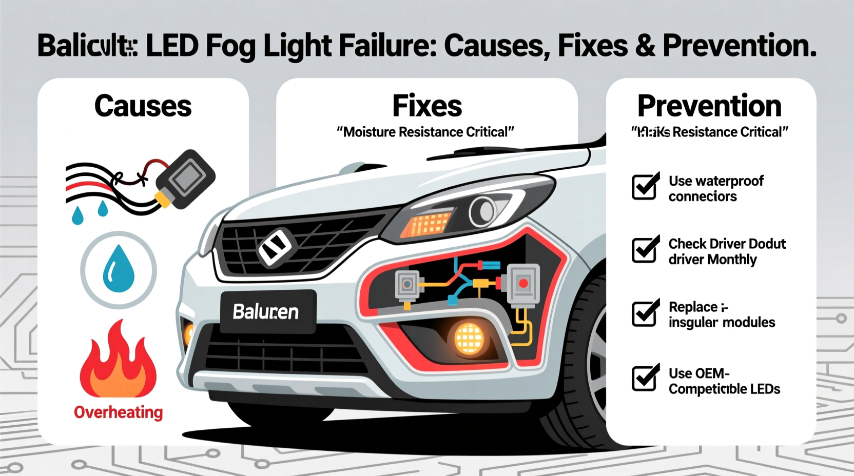 Led Failure Baleno LED Fog Light Failure: Causes, Fixes & Prevention