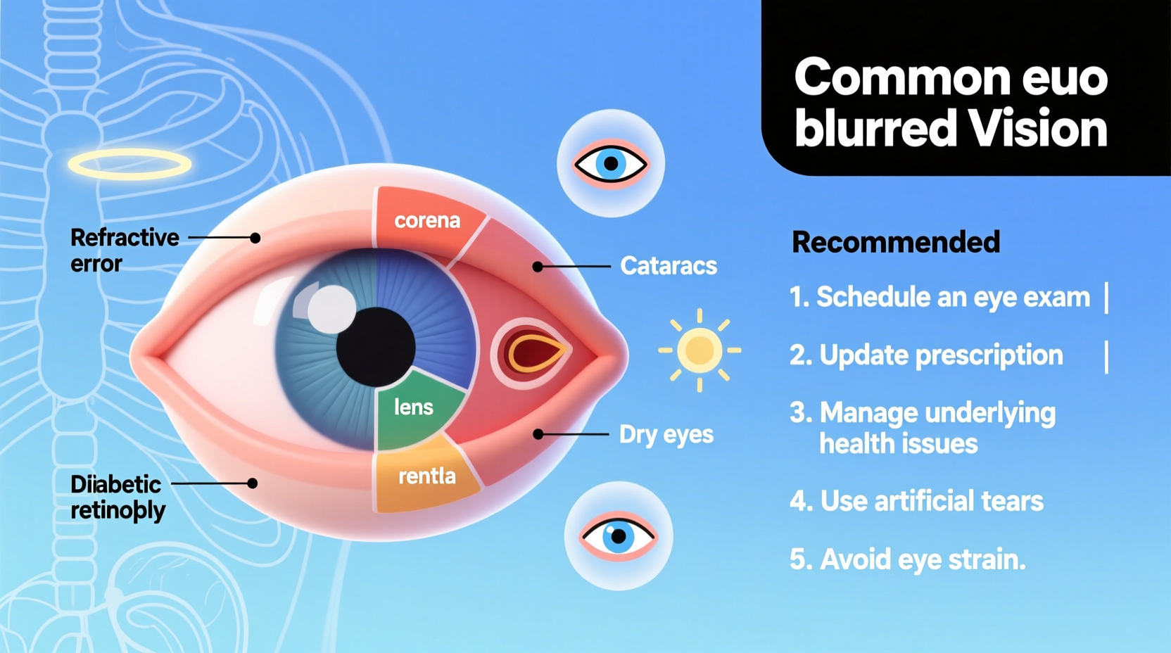 why can i blur my vision common causes what to do