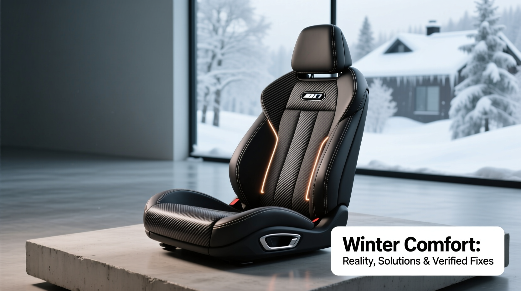 bmw carbon seat winter comfort