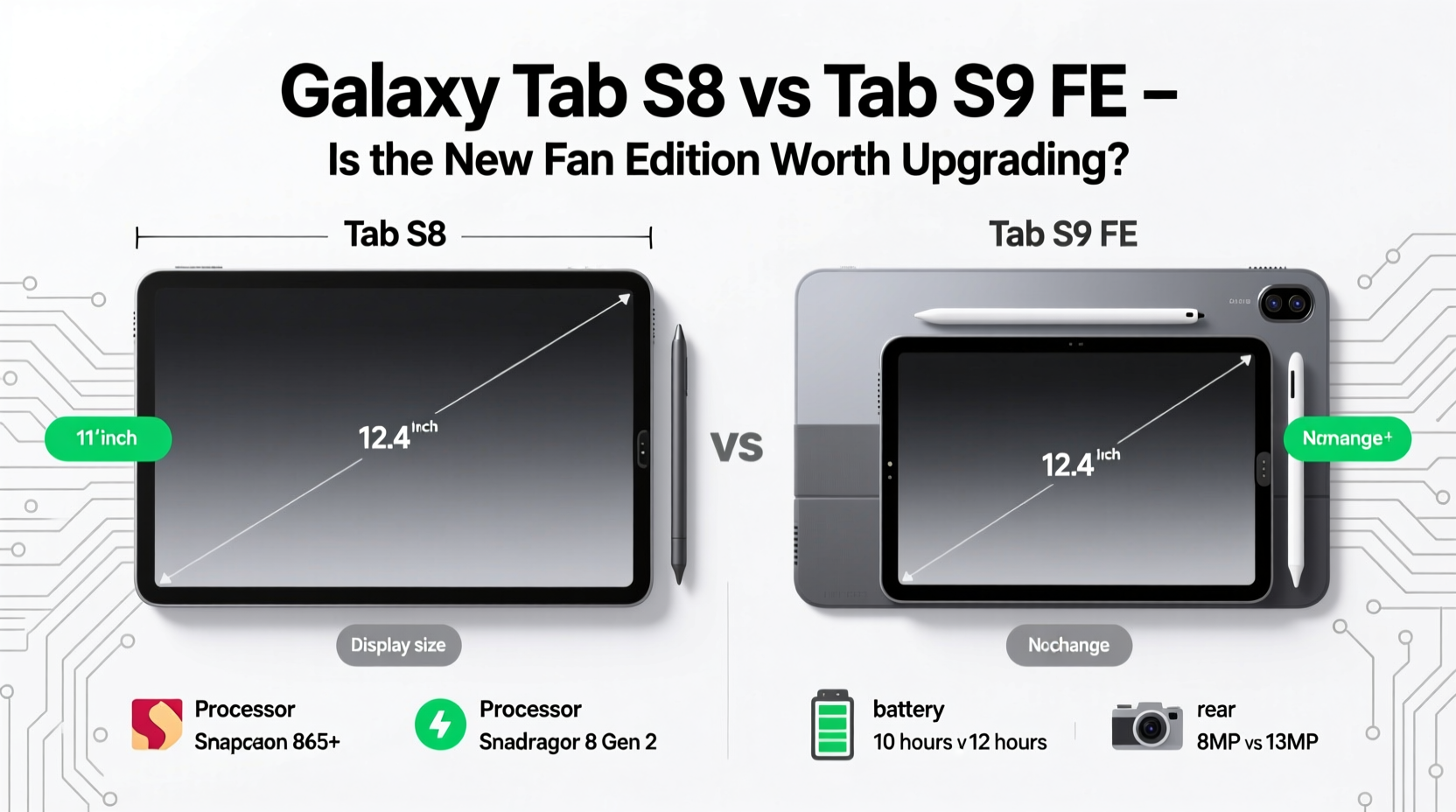 tab s8 vs tab s9 fe is the newer fan edition actually worth the upgrade