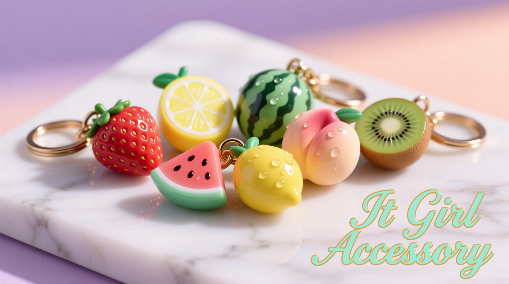 initial keychains are played out are fruit keychains the new it girl accessory