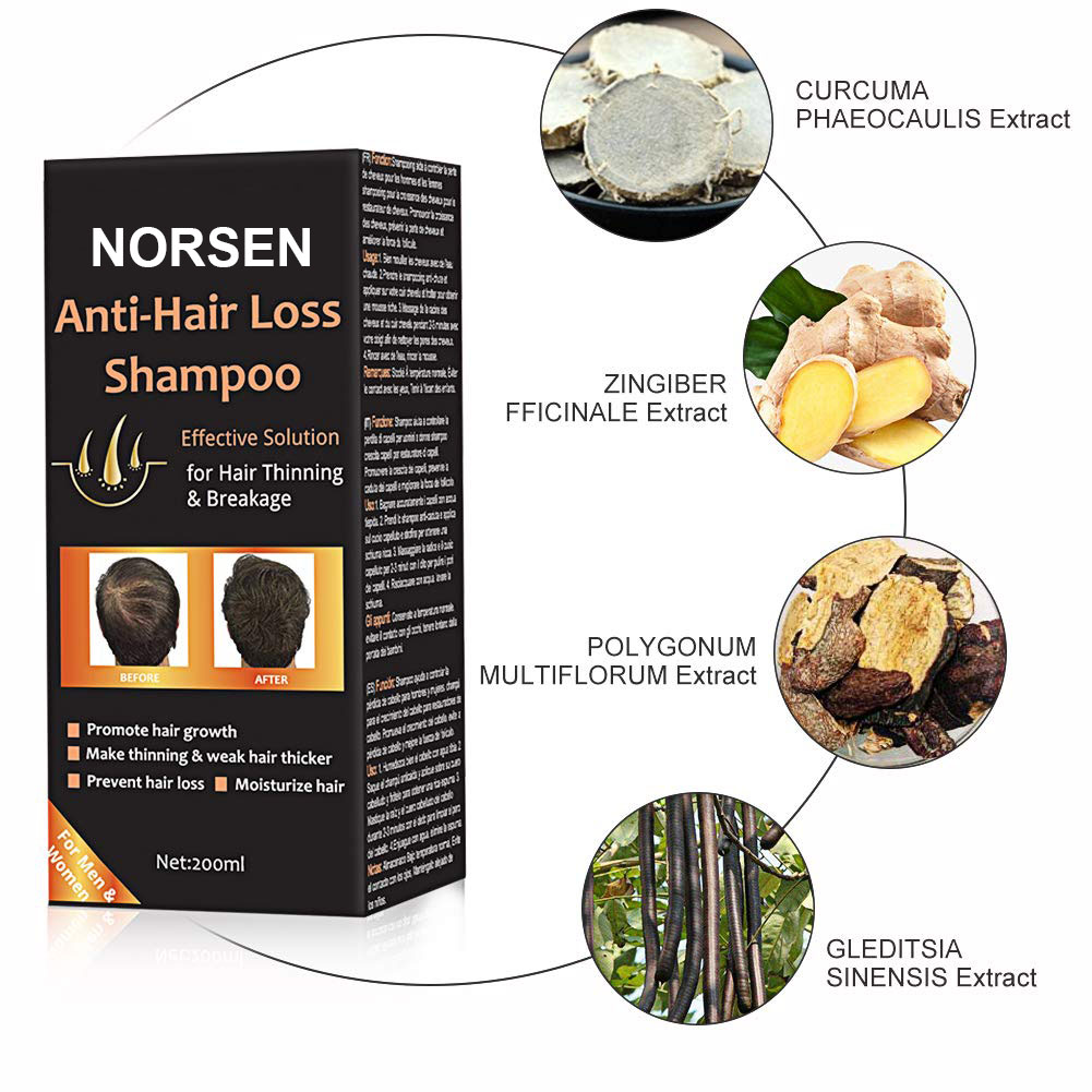 Hot Selling Products Organic Anti-Hair Loss Shampoo For Promote Hair Growth