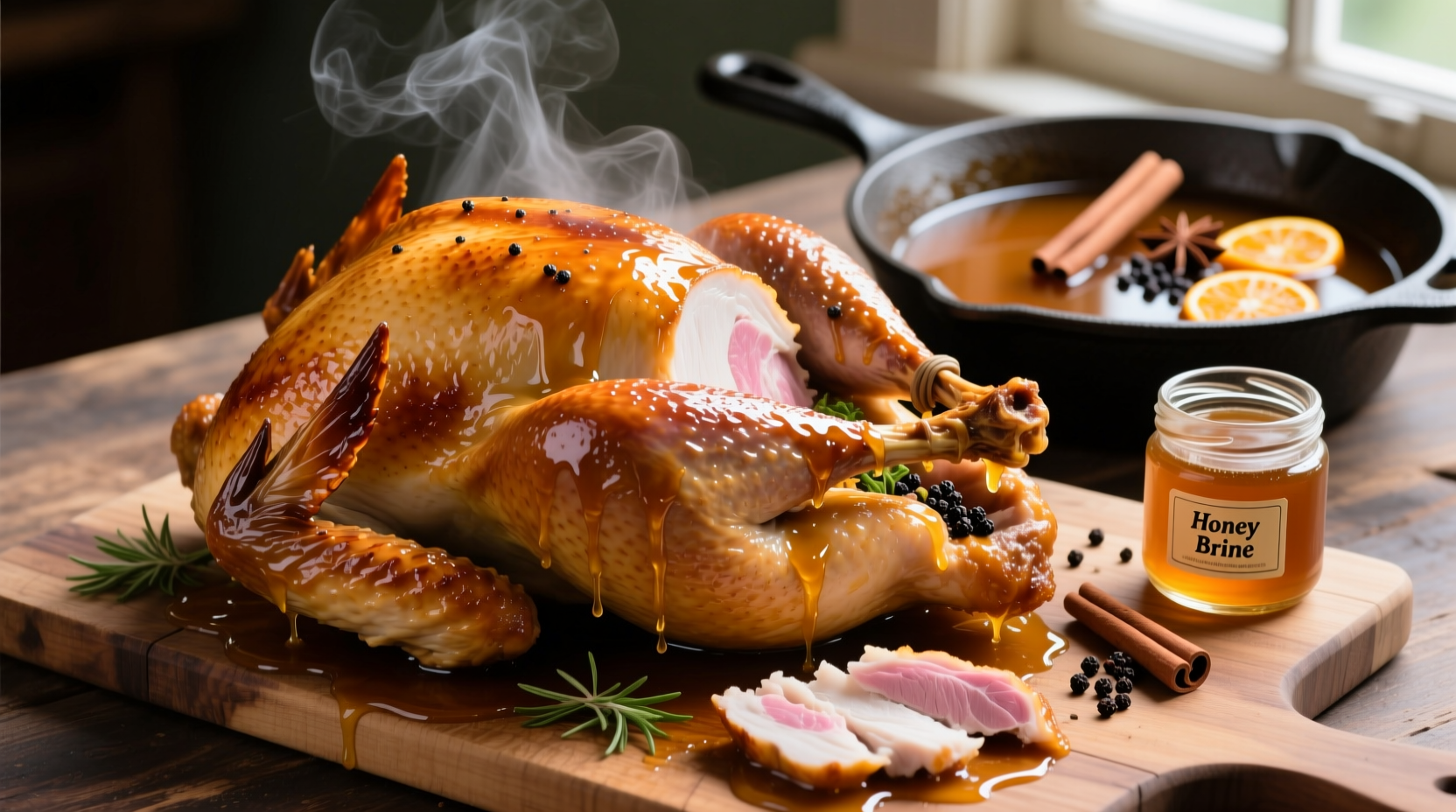 honey brined smoked turkey recipe