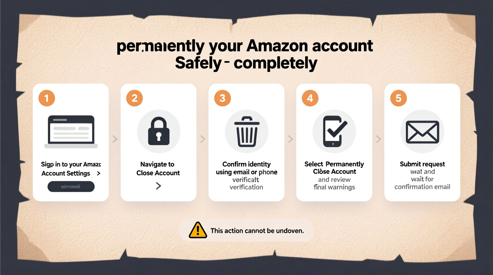 step by step guide to permanently delete your amazon account safely and completely