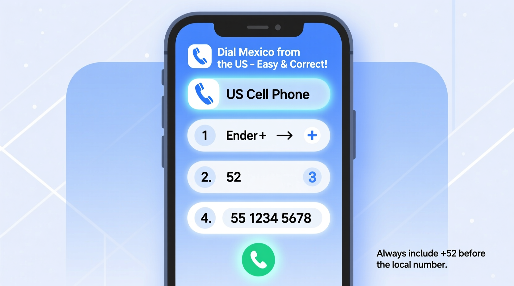 step by step guide how to dial mexico from a us cell phone easily and correctly