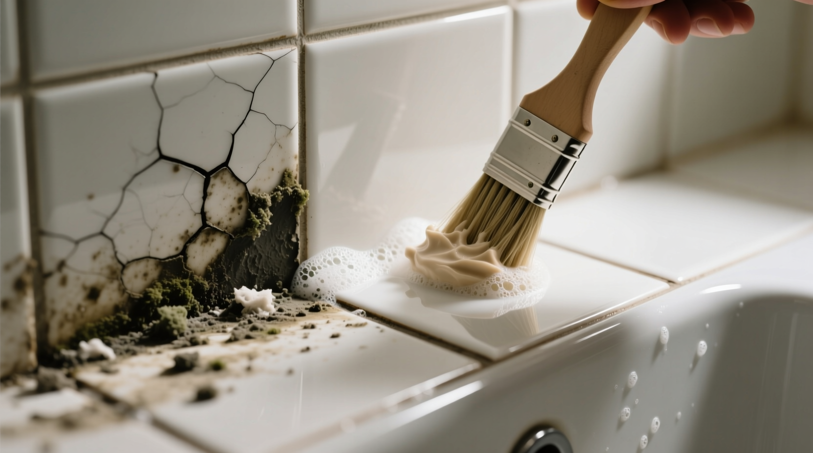diy tile grout cleaner makes grout look like new with l