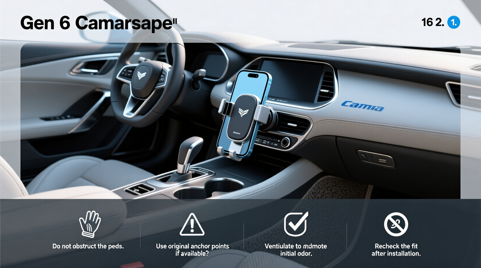 How to Choose Gen 6 Camaro Phone Mount: Buying Guide