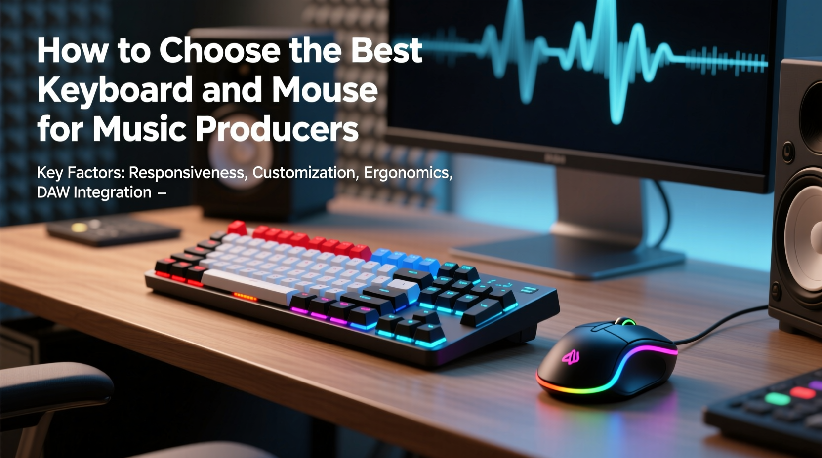 keyboard and mouse for producer music