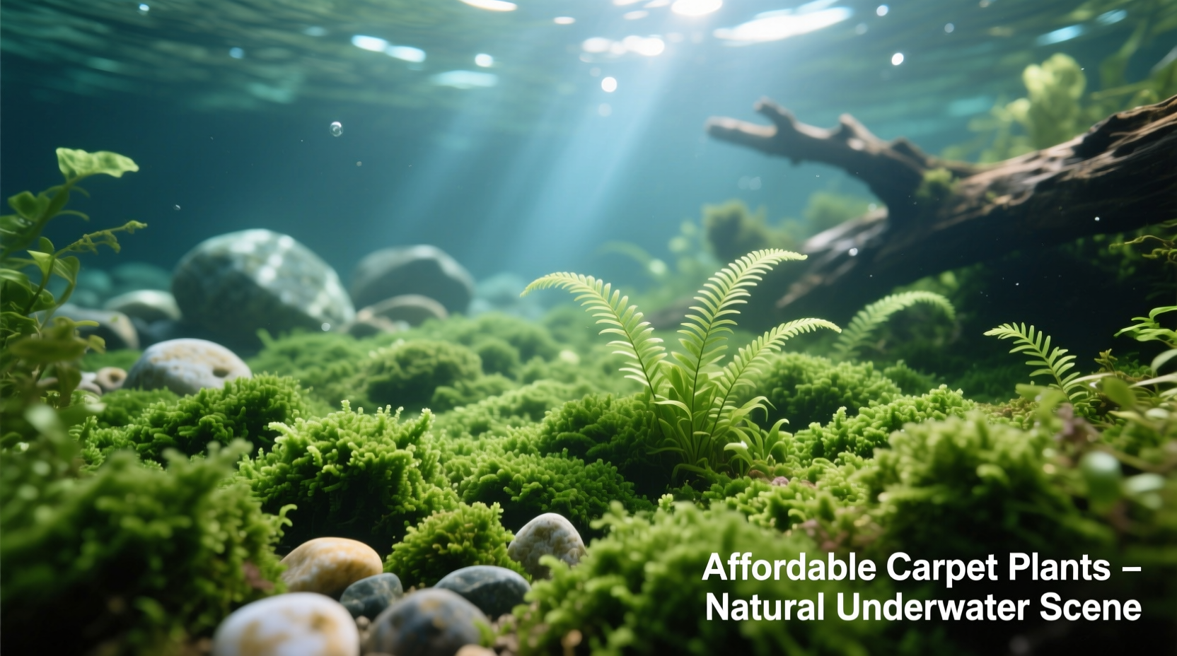 affordable aquarium carpet plants for a natural underwater scene