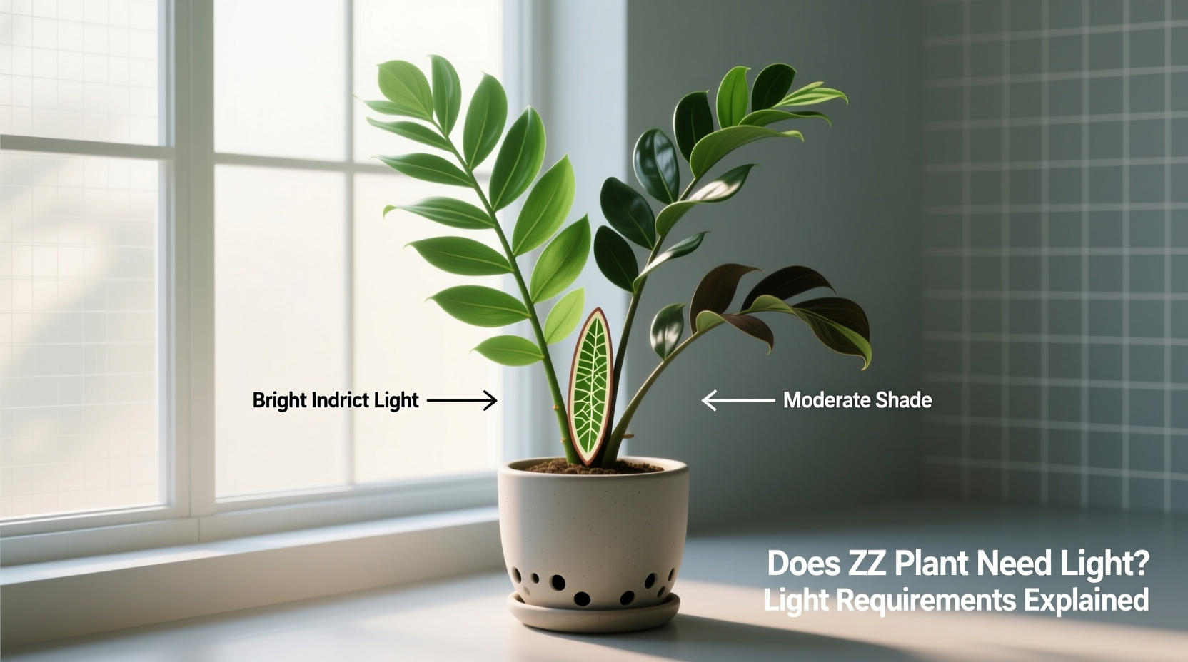 does zz plant need light
