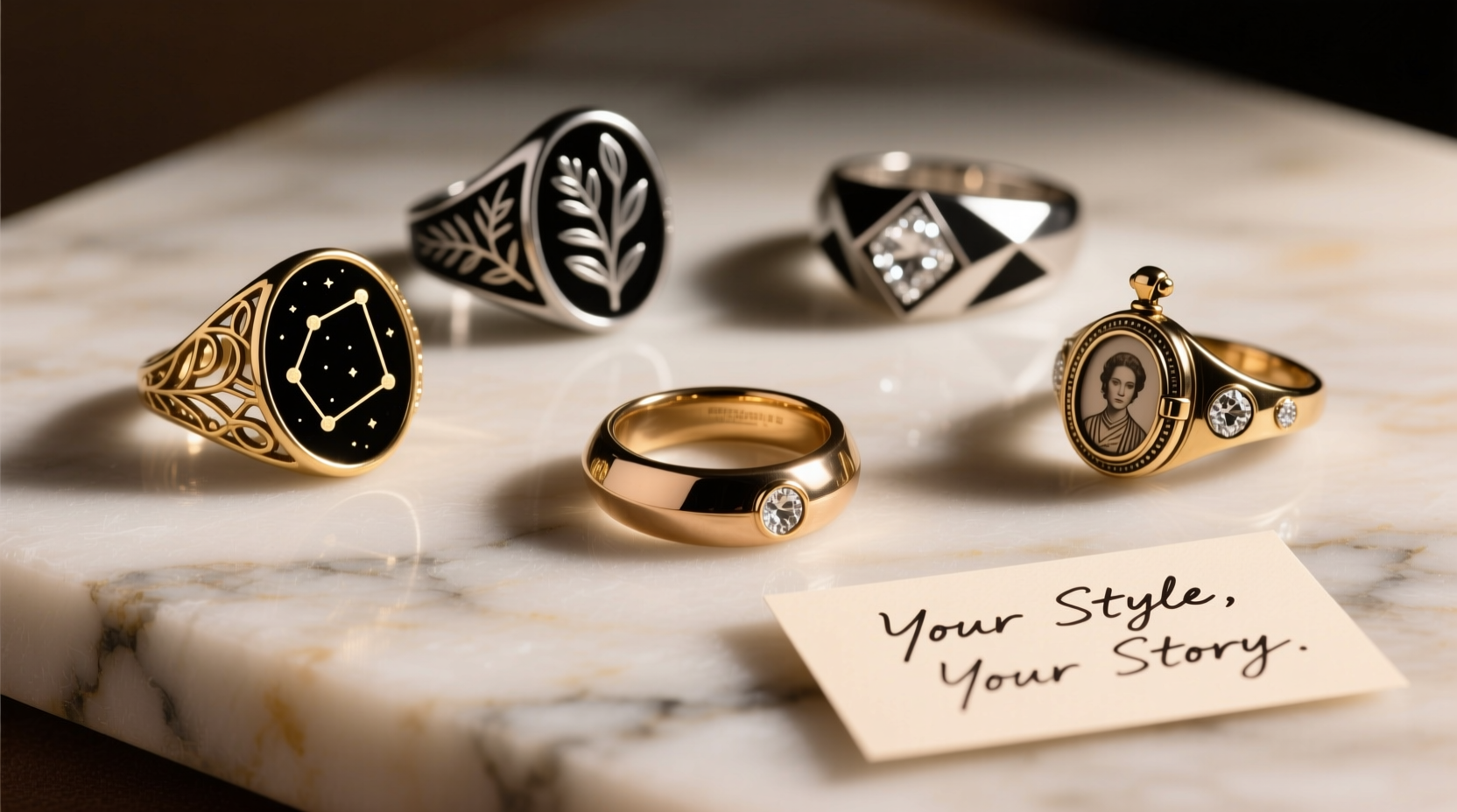 how to choose a unique niche ring design that truly reflects your style