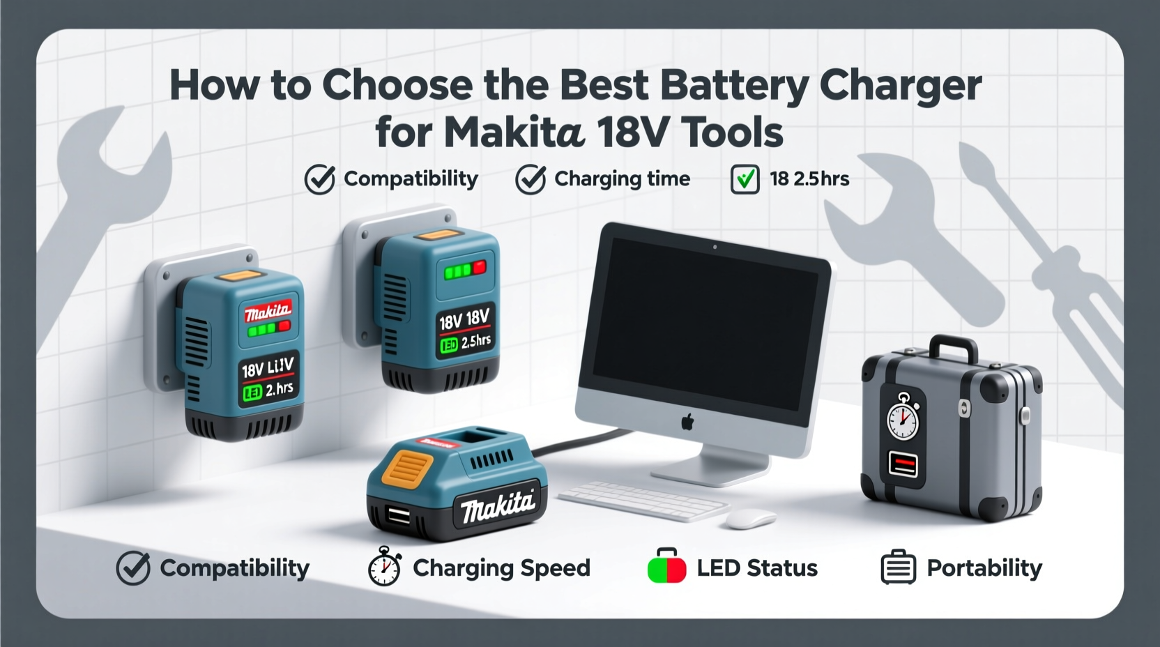 How to Choose the Best Battery Charger for Makita 18V Tools