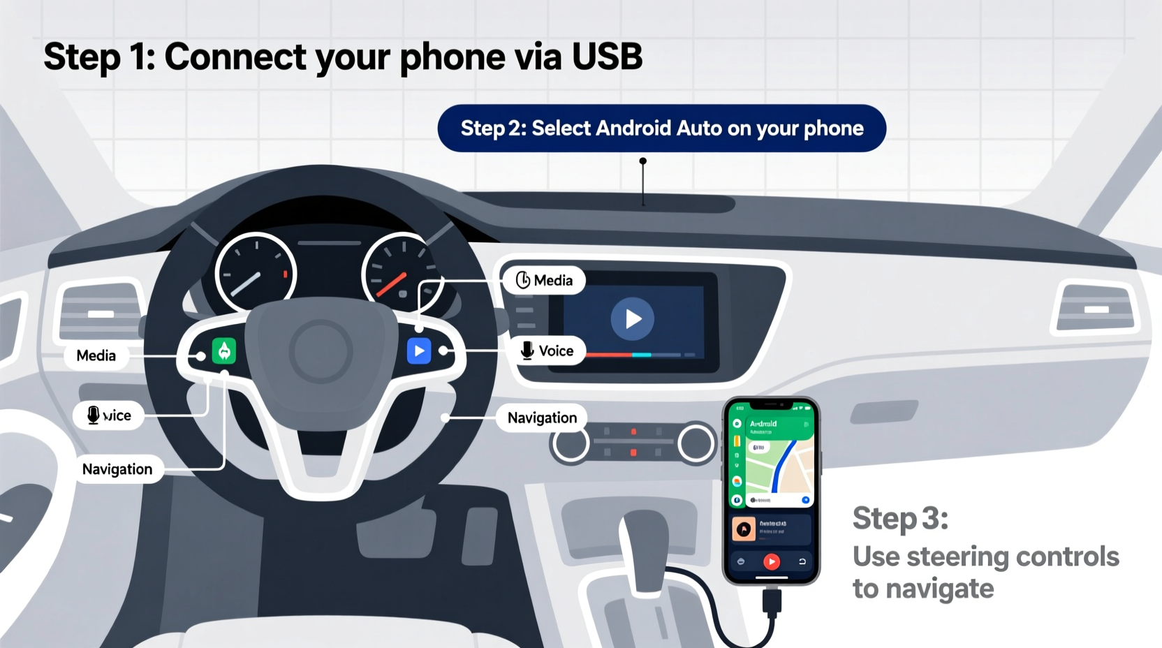 ATS Steering Controls Android Auto Compatibility Guide