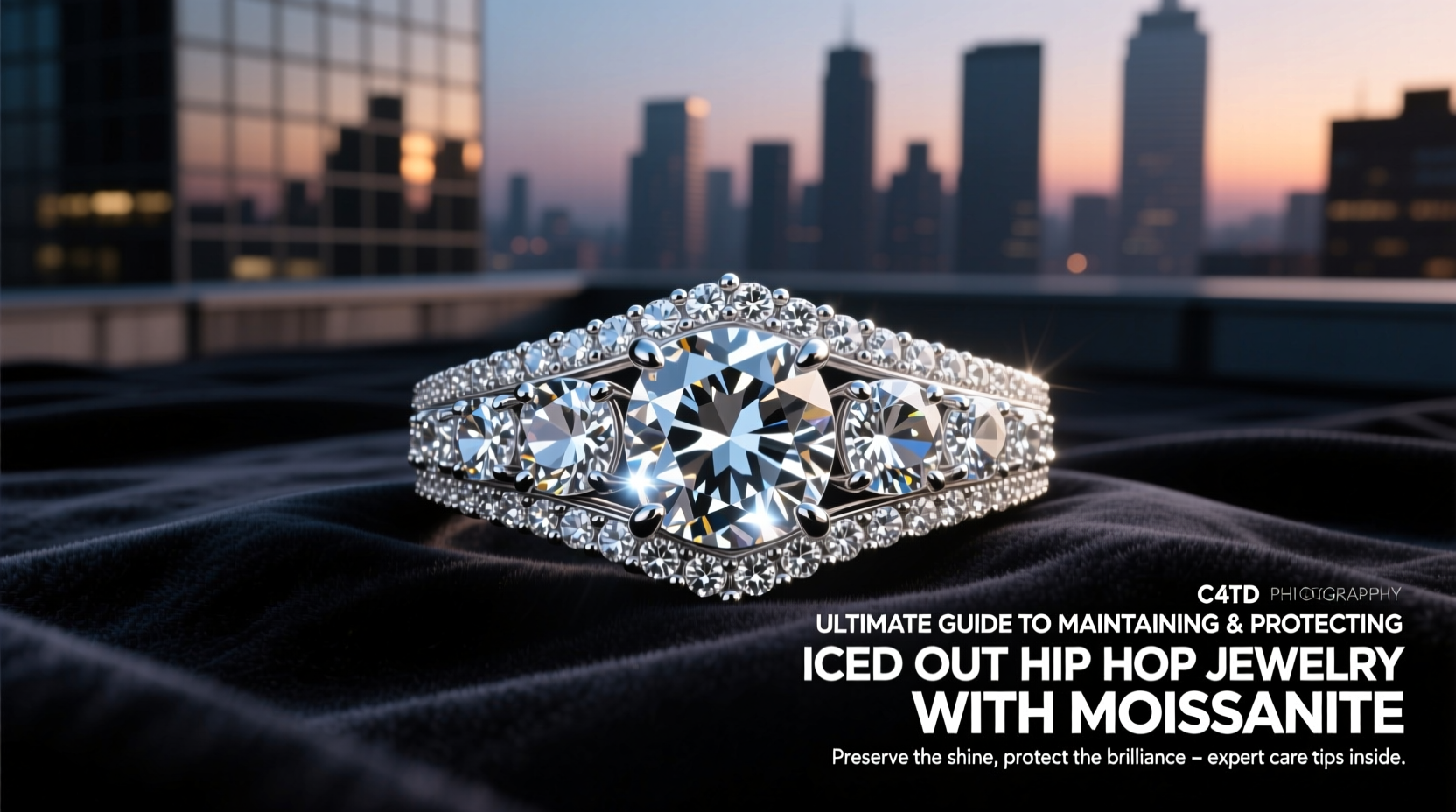ultimate guide to maintaining and protecting iced out hip hop jewelry with moissanite