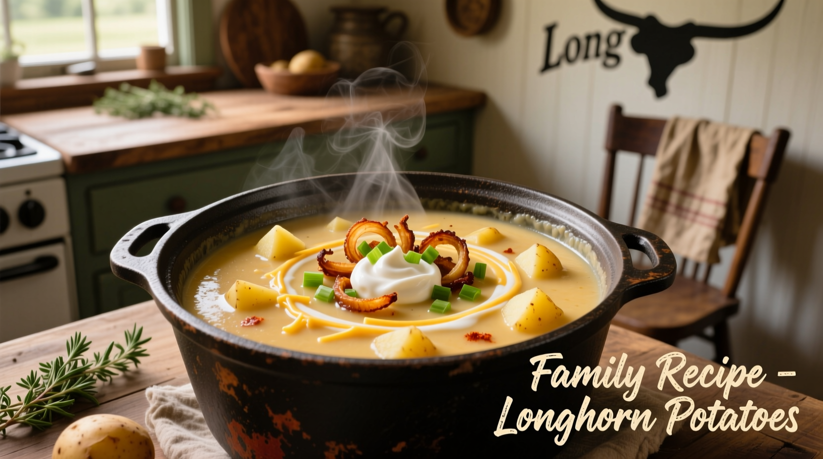 Authentic Longhorn Potato Soup Recipe (Copycat)