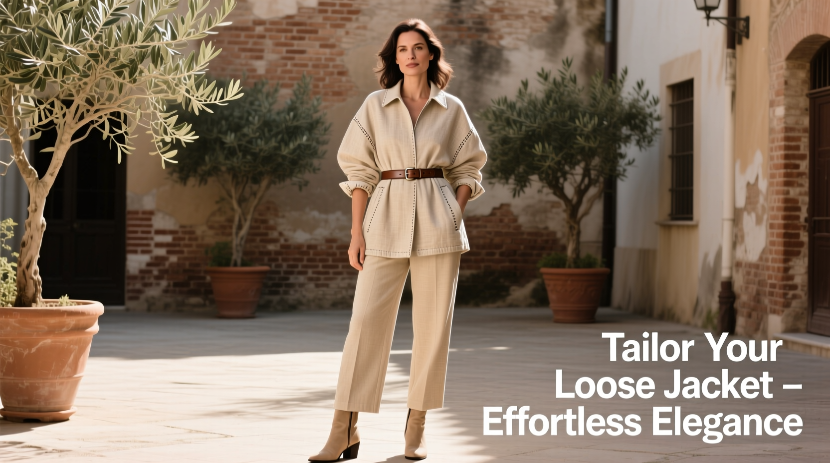 transform your loose jacket easy styling and tailoring tips for a flattering fit