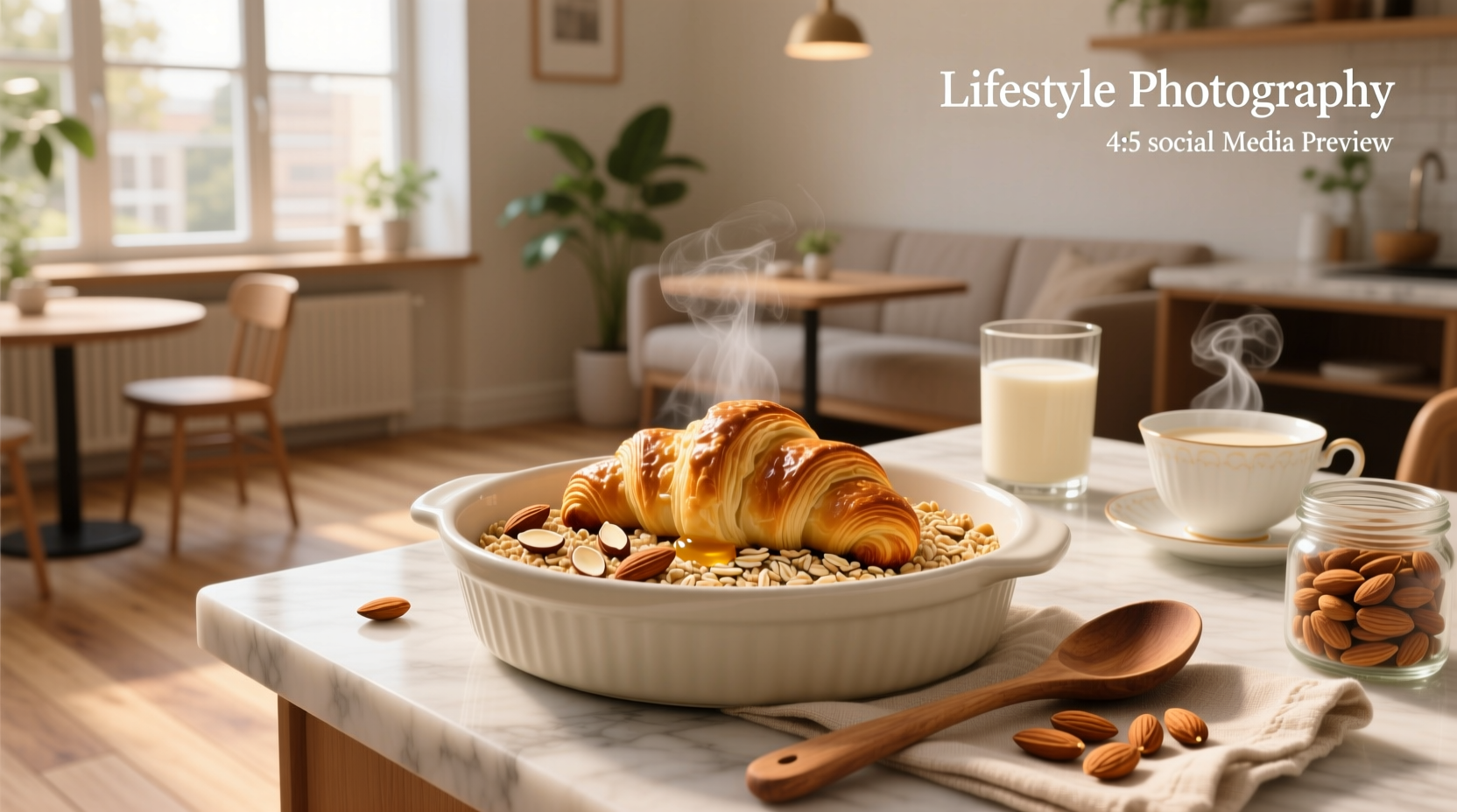 almond croissant baked oats guide