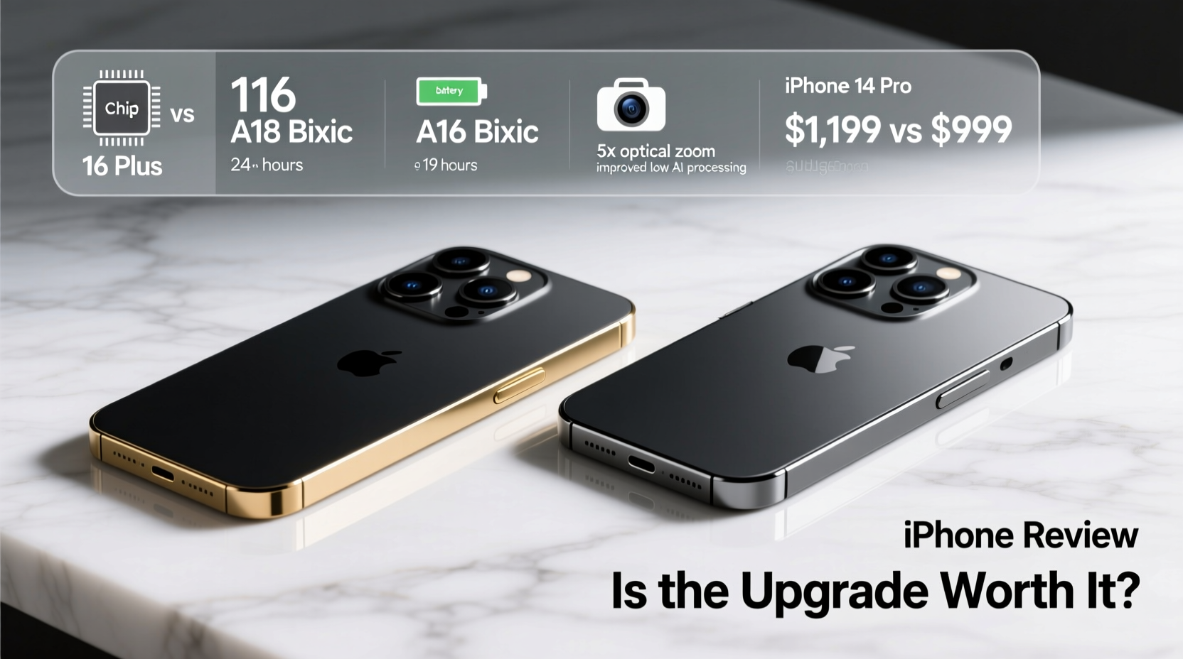 iphone 16 plus vs 14 pro is upgrading really worth the cost