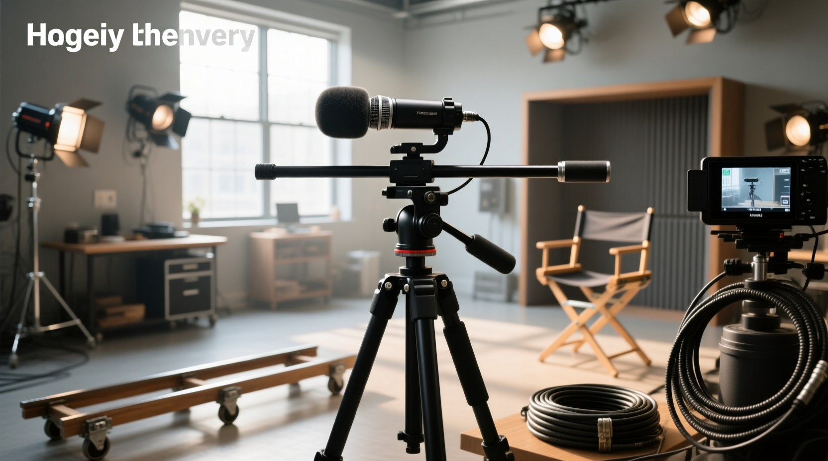 boom pole holder guide hands free mic setup explained