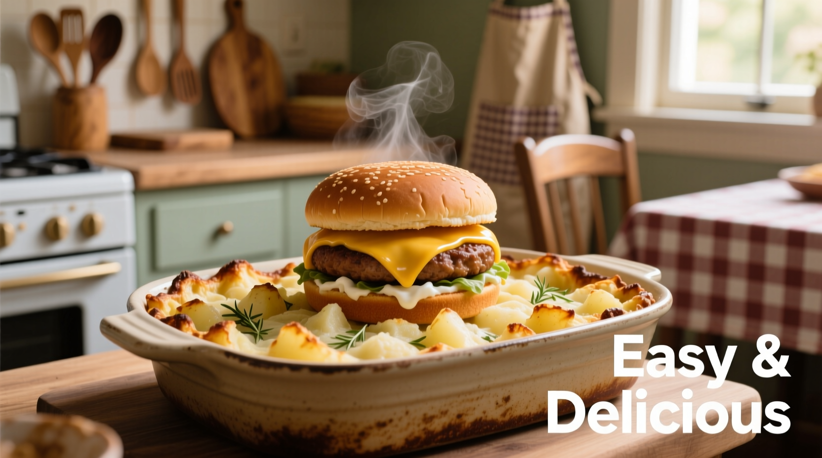 easy hamburger and potato casserole