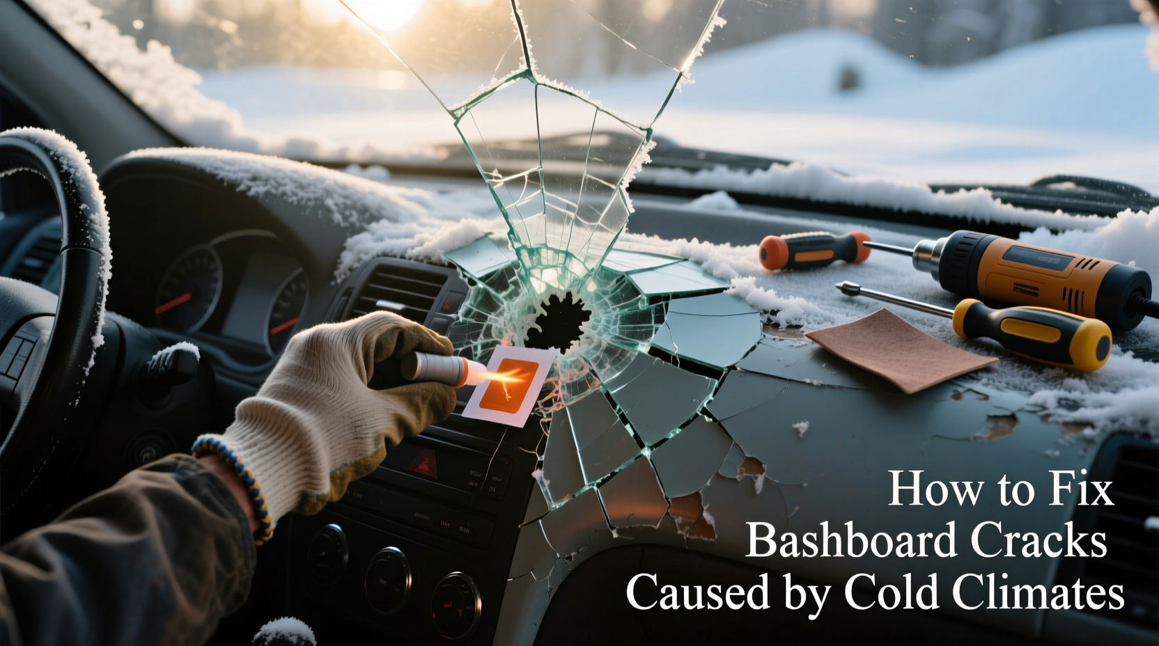 How to Fix Dashboard Cracks Caused by Cold Climates