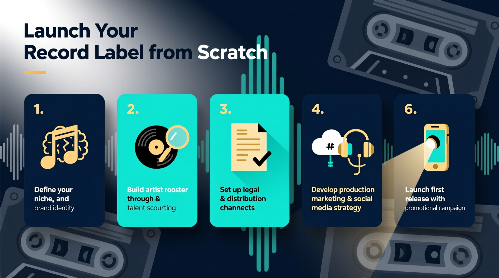 step by step strategies for launching a successful record label from scratch