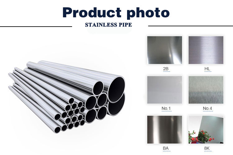 304 304L 316L Mirror Polished Stainless Steel Pipe Sanitary Piping