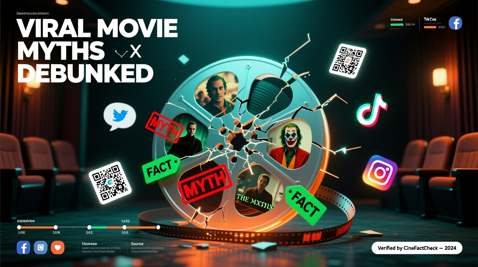Fact checking viral movie rumors online