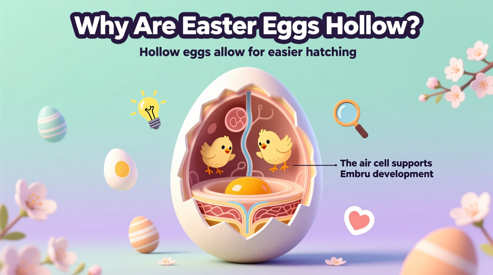 why are easter eggs hollow