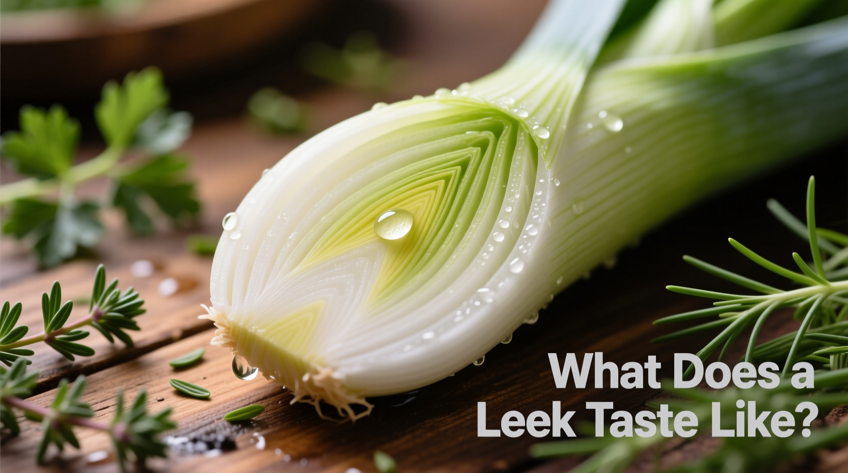 what does a leek taste like