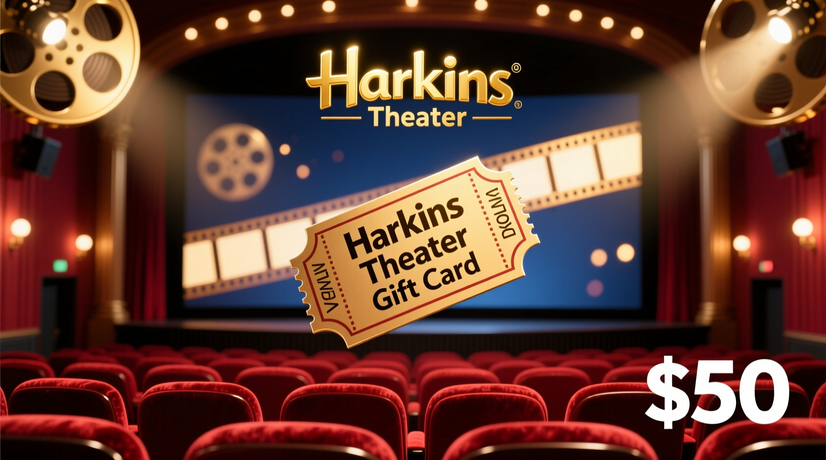 harkins theater gift card treat movie lovers to entertainment