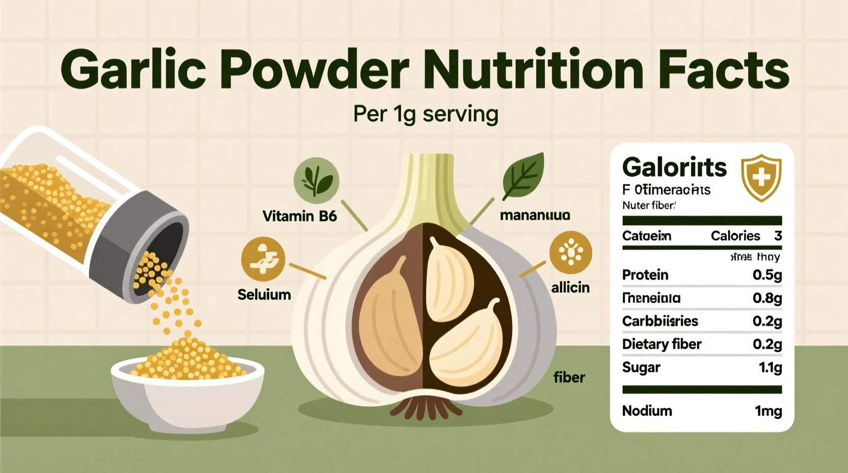 Garlic Powder Nutrition Facts: Complete Breakdown