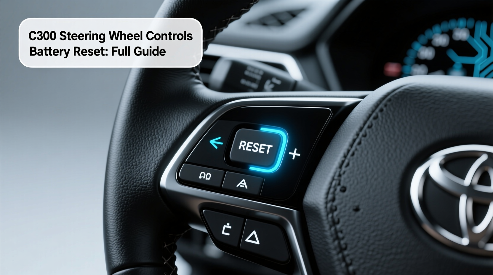 c300 wheel controls battery reset