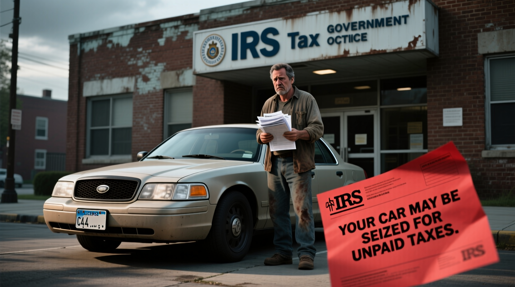 can the irs take your car