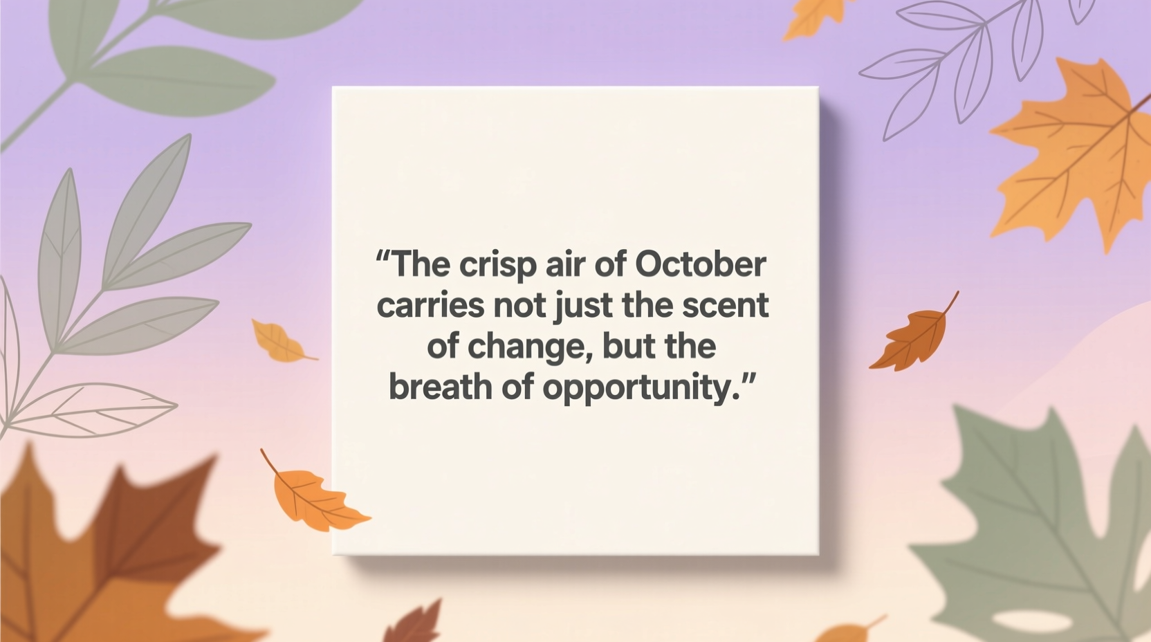 october motivational quotes