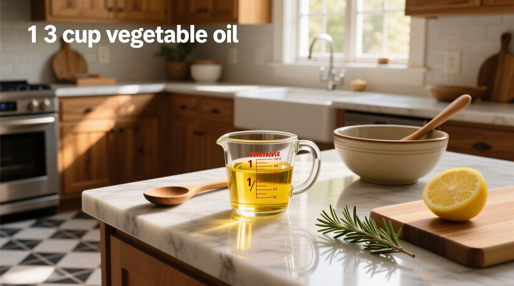 1/3 cup vegetable oil measurements substitutes