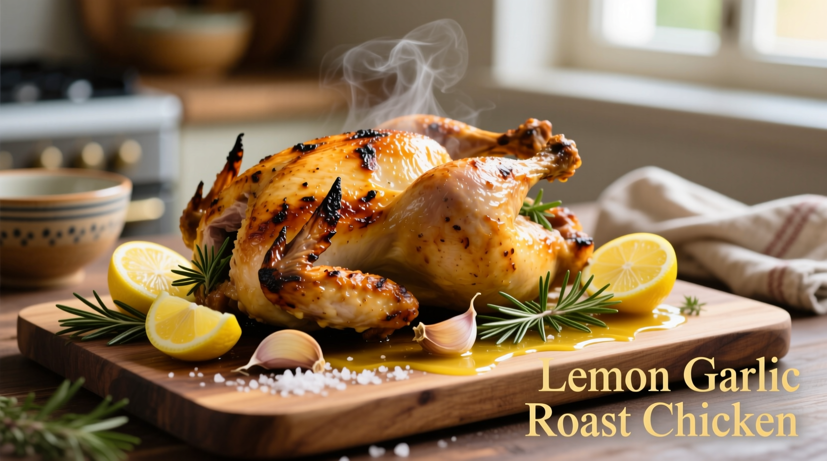lemon garlic roasted chicken